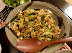 卵と豆腐チャンプルー