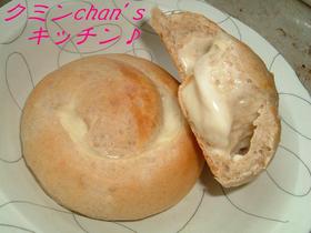 シナモン香るチーズロールパン ~中力粉で