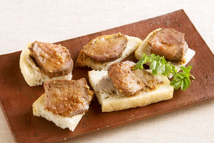 牛肉と黒豆のディップのカナッペ レシピ 作り方 By 黒豆の小田垣商店 クックパッド 簡単おいしいみんなのレシピが349万品