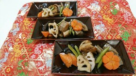 揚げ蓮根のお煮しめ・おせち料理にも