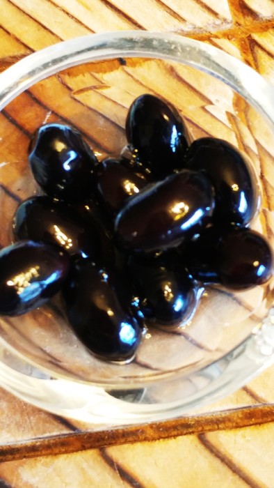 アムウェイのお鍋で作る「黒豆」の写真