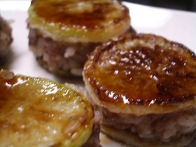 もちもちバーグの大根サンド