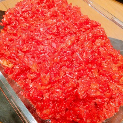 【身体喜ぶレシピ】赤い酢飯の写真