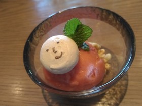 いちごジャムを使った簡単ソルベ