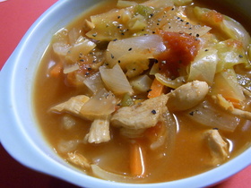 短期痩せる脂肪燃焼温野菜ダイエットスープ