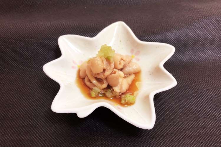 あんこう醤油 鶏皮のさっぱり和え レシピ 作り方 By 能水商店 クックパッド 簡単おいしいみんなのレシピが362万品