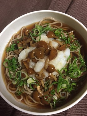 胃に優しい*なめこおろしそば