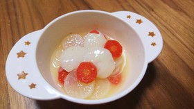 離乳食後期~幼児期まで♪米粉餅雑煮♪