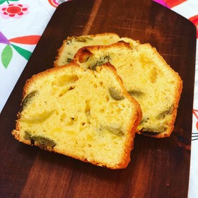 梅酒の梅の実パウンドケーキ