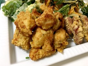 鳥ささみ☆ほんのり海苔香る☆とり天っ♡