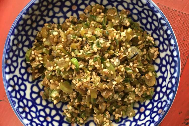 ケールの茎の常備菜 レシピ 作り方 By ラマンマディラーラ クックパッド