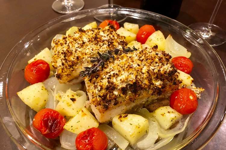 豚バラブロックの低温調理 香草パン粉焼き レシピ 作り方 By Aiken クックパッド 簡単おいしいみんなのレシピが360万品