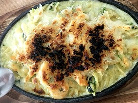生クリームでグラタン