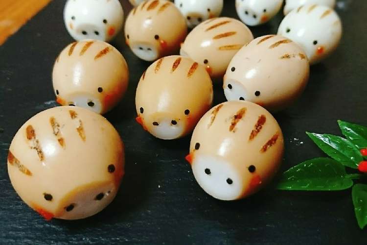 簡単可愛い うずら卵deいのしし うり坊 レシピ 作り方 By Ayakoooooo クックパッド 簡単おいしいみんなのレシピが355万品