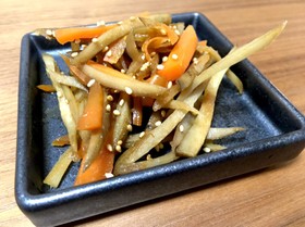 金平ごぼう (糖質オフレシピ)
