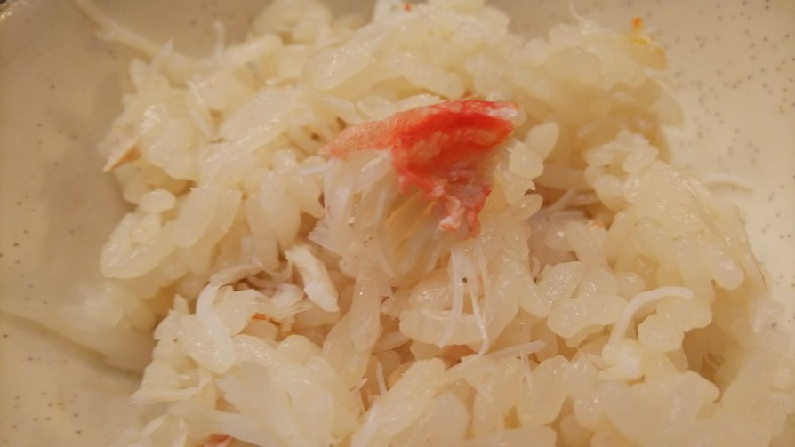 簡単絶品・普通の蟹飯の画像