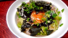 レンジで簡単!いつでも梅牛丼