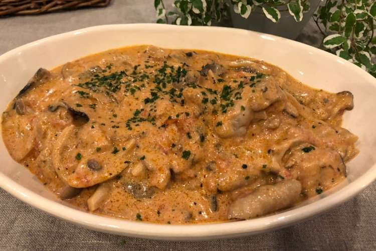 糖質制限 チキンとナスのトマトクリーム煮 レシピ 作り方 By Canimama クックパッド 簡単おいしいみんなのレシピが360万品