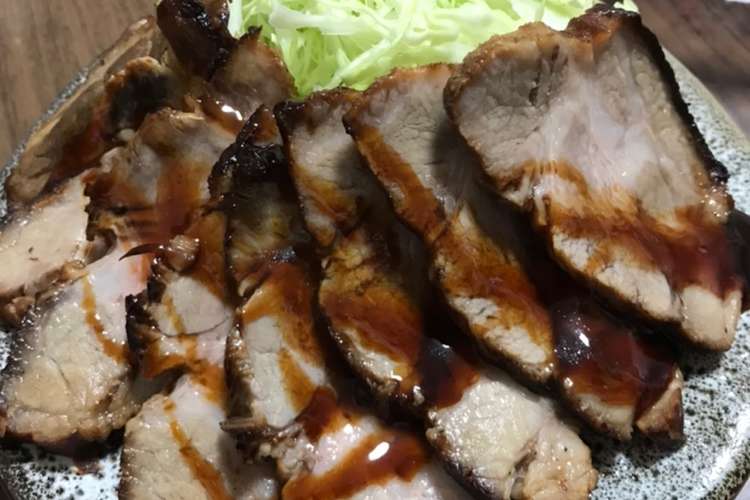 つけて焼くだけ 簡単焼豚 レシピ 作り方 By 3q 楽天レシピ