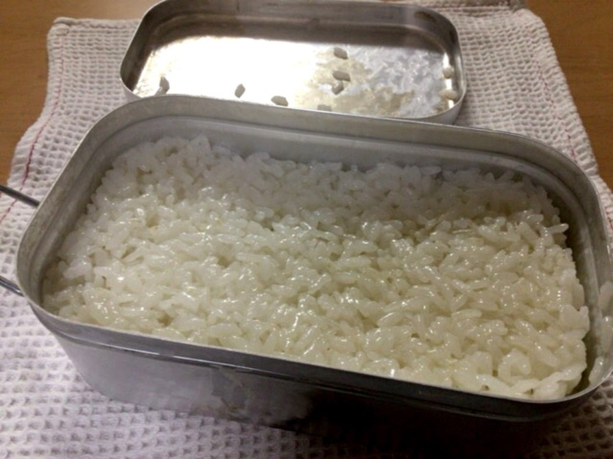 ★メスティンレシピ★基本の白米炊きの画像