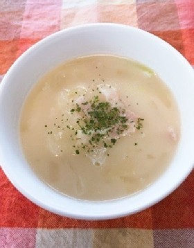 じゃがいもとベーコンのとろとろポタージュ