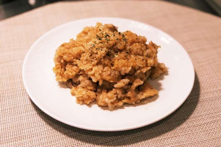 ローストチキンの残りで簡単チキンライス レシピ 作り方 By Cocookstd クックパッド 簡単おいしいみんなのレシピが352万品
