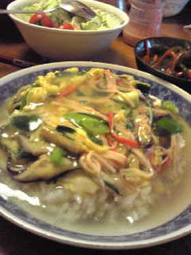 中華屋さんみたいな天津飯