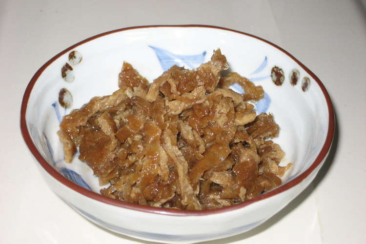 油揚げ余ってない お稲荷さん味のおかず レシピ 作り方 By Ryonuts クックパッド