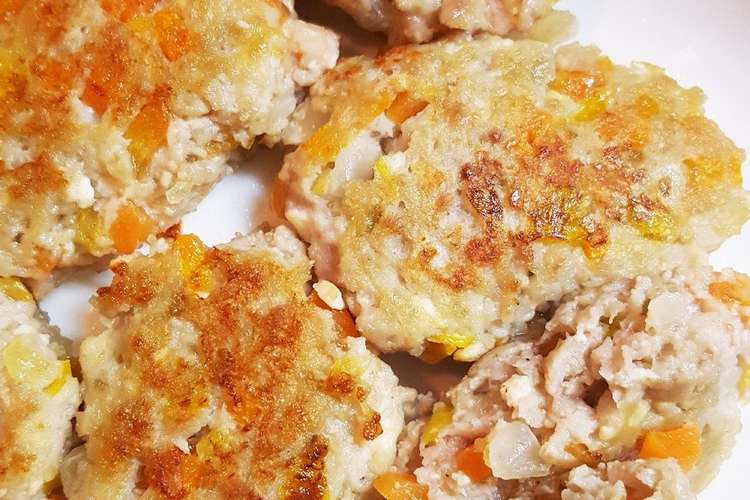 離乳食完了期 ふわふわ蓮根豆腐バーグ レシピ 作り方 By わしん君 クックパッド