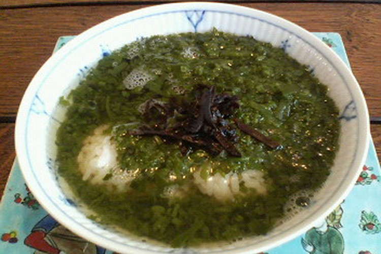 塩昆布でめかぶ茶漬け レシピ 作り方 By 備忘録 クックパッド