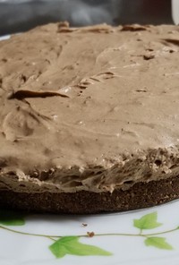 【簡単】ディープチョコレートチーズケーキ