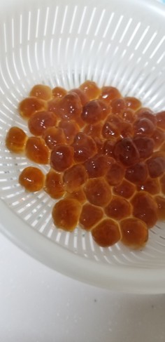 !本格手作りタピオカ! 片栗粉で簡単