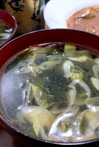 基本の中華わかめスープ
