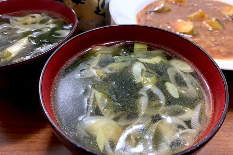 基本の中華わかめスープ レシピ 作り方 By Mokuzon クックパッド