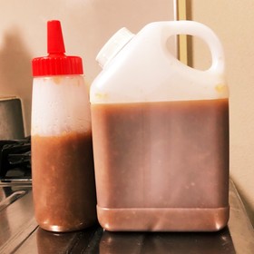 梨で作る自家製甘口焼肉のタレ