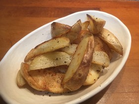 魚焼きグリル+グリル用パンでポテトフライ