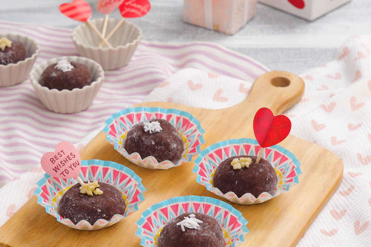 余った餅で簡単 もっちりチョコもち レシピ 作り方 By 株式会社不二家 クックパッド