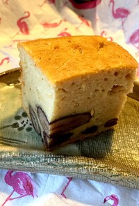 黒豆☆花豆&HMで♪薩摩芋のケーキ