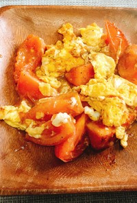 卵とトマトのふわふわ炒め本格簡単レシピ