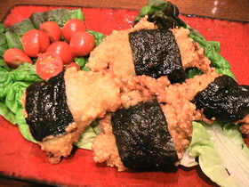 山芋の磯辺揚げ