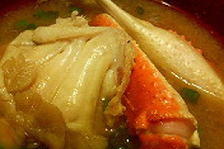 ずわい蟹のお味噌汁 レシピ 作り方 By Shioriのママ クックパッド 簡単おいしいみんなのレシピが361万品