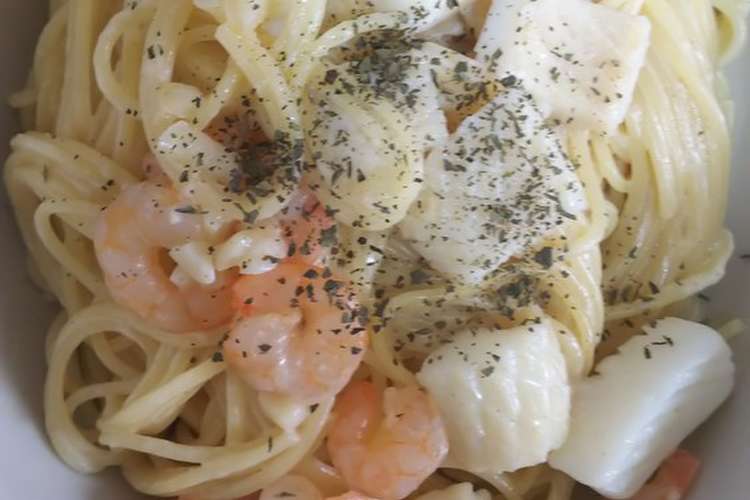 シーフードとクリームチーズのパスタ レシピ 作り方 By シンシン430 クックパッド 簡単おいしいみんなのレシピが349万品