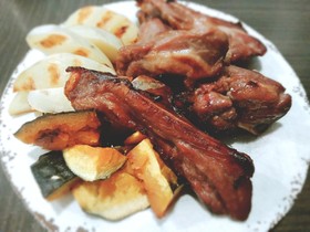 【簡単】焼くだけスペアリブ