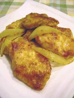 鶏むね肉のマヨカレー炒め