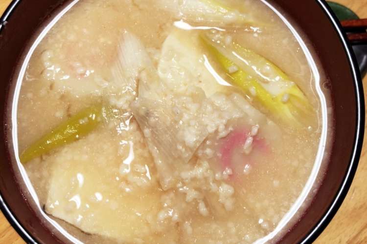 ばあばのレシピ ブリの粕汁 レシピ 作り方 By 食は天なり クックパッド 簡単おいしいみんなのレシピが361万品