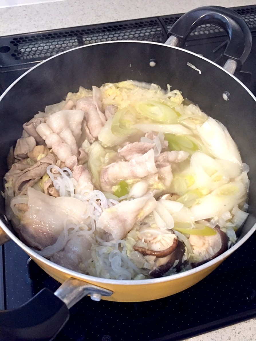 白菜の漬物リメイク台湾風っぽい鍋の画像