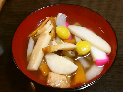 のっぺ汁　新潟の郷土料理の写真