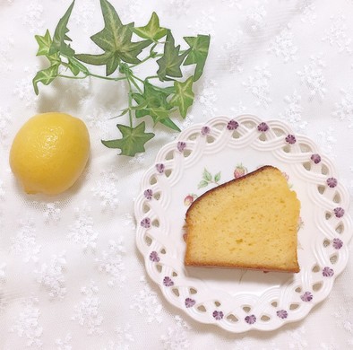 レモンパウンドケーキの写真