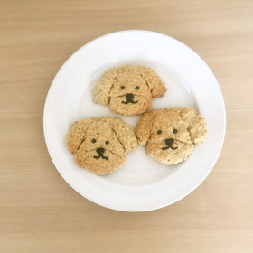 かわいいオートミールクッキー