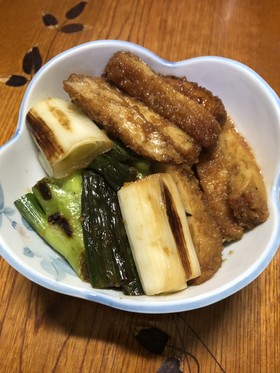 ねぎと野菜フライの煮物